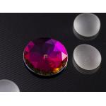 32mm Scratch Resistant Sapphire Crystal Round Rectangular Step Shape