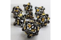 China Hollow Skull Multi  Face Metal Dice Set Dungeon And Dragon RPG#DND supplier