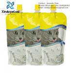 Customized Logo Stand Up Wet Pet Food Retort Pouch With Spout Packaging