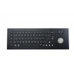 Compact Black Titanium Industrial Metal Keyboard With 69 Keys