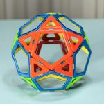 DIY 3D Magnetic Tiles Freestyle Planet Exploration Shapes Magnetic Building Blocks for sale