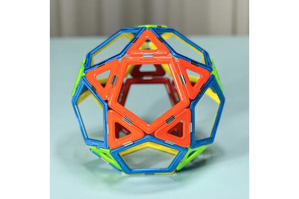 DIY 3D Magnetic Tiles Freestyle Planet Exploration Shapes Magnetic Building Blocks