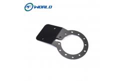 China Custom Sheet Metal Bending Services Black Parts Laser Cutting Powder Coating supplier