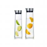 1000ml / 1500ml Glass Water Pitcher Heat Resistant Material Transparent Color for sale