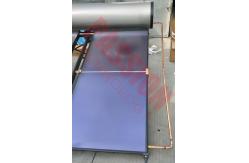 China Pressure Blue Film Flat Solar Panel Hot Water System For Heating Water supplier