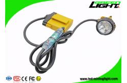 China 348Lum 25000lux Explosion Proof Mining Headlamp 10.4Ah With Cable supplier