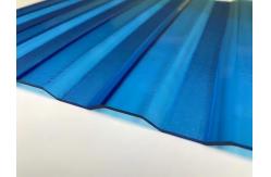 China Translucent Light-Diffusing Polycarbonate Wave Tiles for Natural Lighting and Weather Protection supplier
