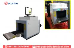 China Handbag Scanning X Ray Baggage Scanner 80KV For Hotel / Church Security Inspection supplier