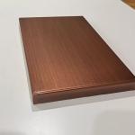 Metallic Paint Brushed Copper Aluminum Solid Panel 150x200x20mm