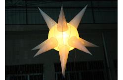 China Exquisite Led Inflatable Star 190 T White Polyester CE / UL Approved supplier