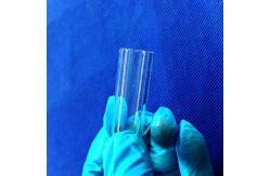 China Customized Clear Round Bottom End Quartz Test Tube For Laboratory supplier