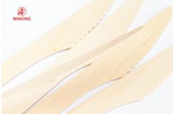 China Natural Birch Wood Spoon Forks Knives Disposable Biodegradable Cutlery Bulk supplier