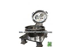 China Batch Basket Centrifuge For Hemp Washing With Ethanol , Industrial Centrifuge supplier