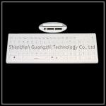 Ip67 Wired Computer Keyboard , Industrial Silicone Compact Layout Keyboard for sale