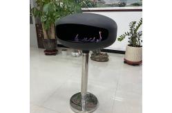 China Stainless Steel Freestanding Bioethanol Fireplace Extended Burn Time Ethanol Burner supplier