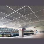 Diamond Aluminum Mesh Ceiling Panel Welding Frame Wire Mesh Ceiling Tiles