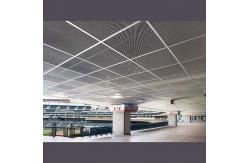 China Diamond Aluminum Mesh Ceiling Panel Welding Frame Wire Mesh Ceiling Tiles supplier