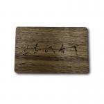 Programmable Cherry Wood Sabili Birch Custom Wooden Cards 0.76mm for sale