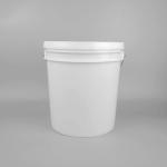 14 Liter White Plastic Fertilizer Bucket With Color Printing Film for sale