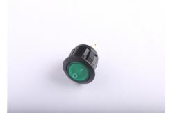 China Green LED Light Small Rocker Switch With 10000 Cycles Electrical Life supplier