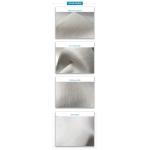 White Polyester Tie Interlining Fabric For Silk Tie Shrink Resistant