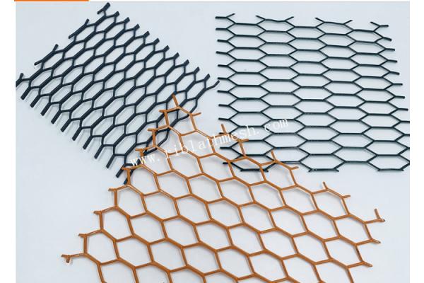1mm Thickness 1.5m Width Aluminium Expanded Metal Mesh