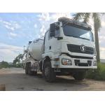 White SHACMAN H3000 Cement Mixer Lorry 6x4 336HP Concrete Mixer Lorry for sale