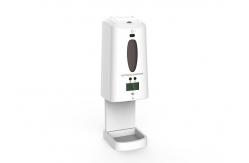 China LIEN001TM 1300ml Liquid Soap Dispensers Thermometer With Sanitizer supplier