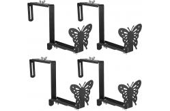 China Adjustable Hanging Window Flower Pot Stand Brackets for Customized Flower Box Hanging supplier