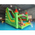 Commercial Grade PVC Inflatable Dry Slide With Pillar Colorful Inflatable Double Slides For Kids for sale