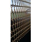 Decorative Sheet Architectural Metal Mesh Brass Lock Crimped