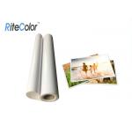 Waterproof 230gsm Glossy Inkjet Latex Media Resin Coated Photo Paper Roll for sale