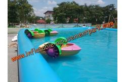 China PVC Tarpaulin Large Inflatable Water Pools , Inflatable Pool for Paddle Boat supplier