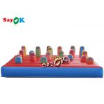 3m 10ft Outdoor Carnival Inflatable Ring Toss Game With Logo Printing for sale