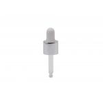 Aluminum Silver 18mm Glass Dropper , Oil Droppers With Measurements for sale