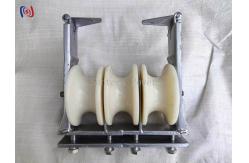 China Three Sheaves Stringing Block Professional Cable Pulling Equipment For Power Grid Construction supplier