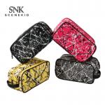 Daily Use Zipper Canvas Make Up Custom Cosmetic Bag