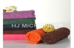 China Red Washable Microfiber Body Towels / Absorbent Bath Towels 70 x 140cm supplier
