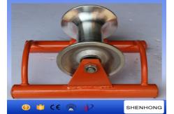 China Abrasion Resistant Cable Pulling Pulley Lightweight Ground Cable Pulling Rollers supplier