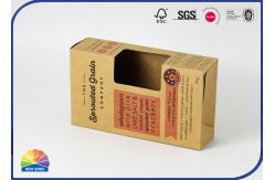 China Die Cut Window Folding Carton Box Paper Packaging With UV Printed supplier