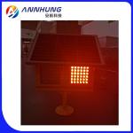 240vac Solar Runway Guard Light 50fpm ICAO Annex 14 Fragile Coupling