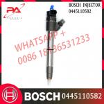 0445110582 0445110581 BO-SCH Diesel Fuel Common Rail Injector for HYUNDAI KIA D4HA 2.0L VGT EURO 6 33800-2F600 for sale