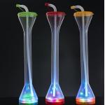 40cm Height Recycling Sustainable 900ml PET Slush Yard Cups for sale