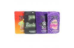 China 3.5g Smell Proof Mylar Bag Plastic Soft Touch Edibles Packaging Doypack supplier