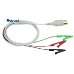 Resusable Shielded 3-Clip Lead Wire With Touchproof Connector 120m Length for sale