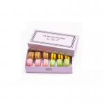 Hot selling long macaron holder custom printing cardboard box with high quality for sale