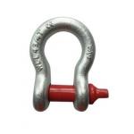 0.75 Inch WLL 4.75 Tonne Screw Pin Bow Shackle , Anchor Bow Shackle for sale