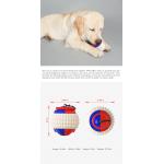 Hand Throwing Interactive Pet Toys Molar Teeth Dog Training Ball 80g OEM