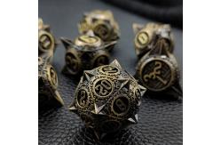 China Retro Copper Meteor Hammer Metal Dice Dragon And Dungeon DND RPG D20 supplier