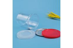 China Lightweight Recyclable 450ml Plastic Food Cans for nuts beans supplier